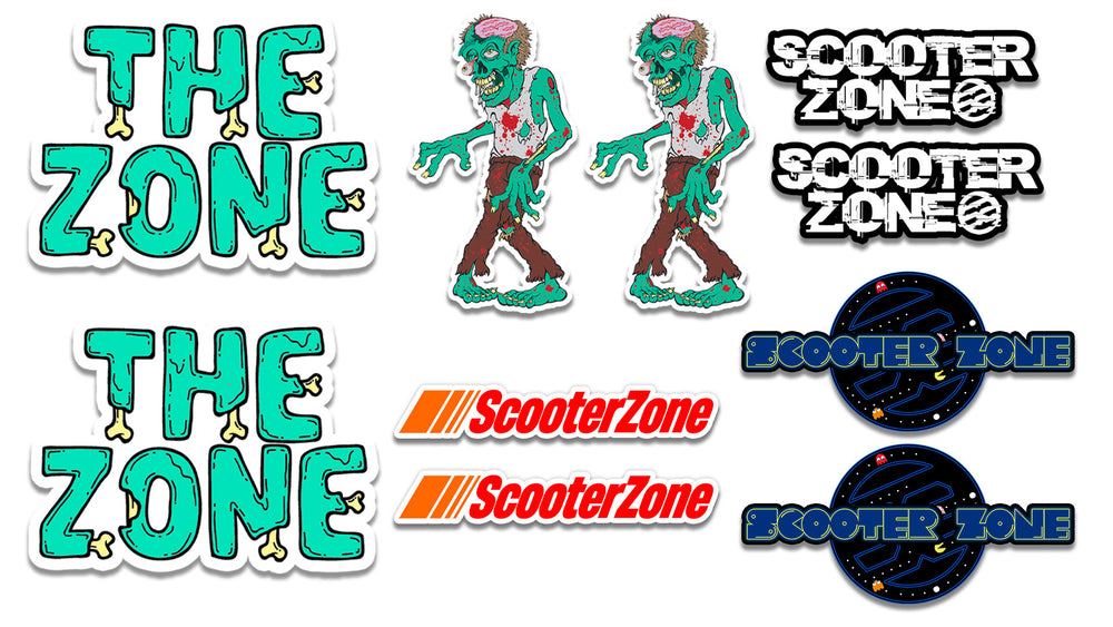 Scooter Zone Sticker Pack