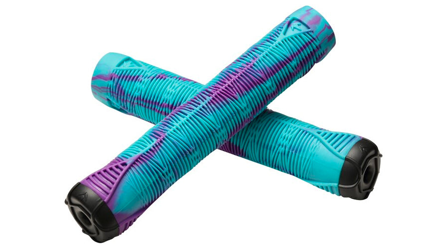 ENVY  Envy TPR Grips Teal/Purple - Scooter Zone - – The Scooter Zone