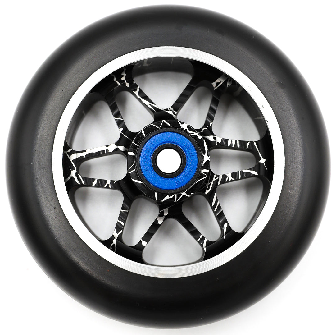 2 Roues PU épaisses 110 Mm Pour Scooter - Cascade / Remplacement (blanches, SODIAL)
