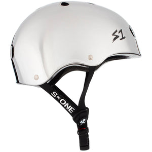 
                  
                    Load image into Gallery viewer, S1 Lifer Helmet Silver Mirror Gloss
                  
                