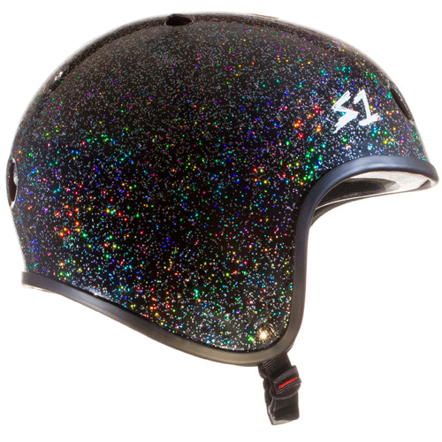 S-One Retro Lifer Glitter Helmet Black M