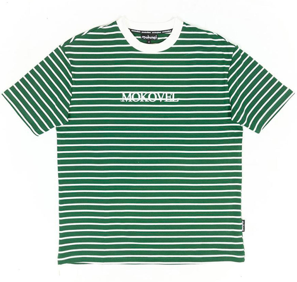 
                  
                    Load image into Gallery viewer, Mokovel Stripe Green T Shirt
                  
                
