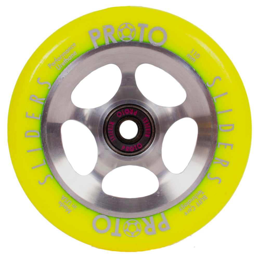 
                  
                    Load image into Gallery viewer, Proto Star Bright Slider 110mm Wheels
                  
                