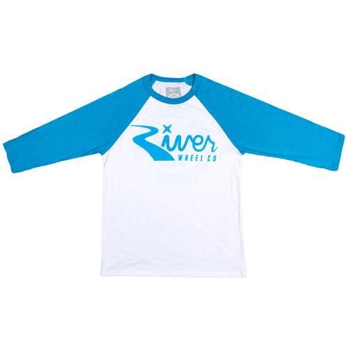 River Classic 3/4 Sleeve Shirt (Blue/White)