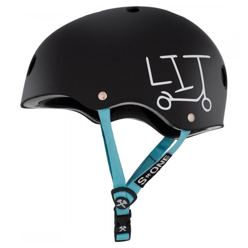 
                  
                    Load image into Gallery viewer, S1 Lifer Helmet Black Matte Undialed LIT
                  
                