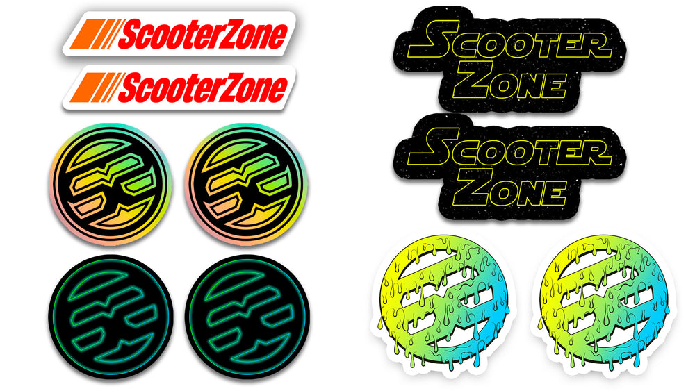 Scooter Zone Sticker Pack