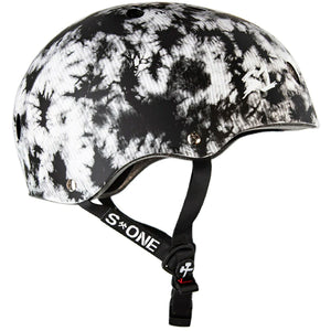 
                  
                    Load image into Gallery viewer, S1 Lifer Helmet Black &amp;amp; White Tie Dye Matte
                  
                
