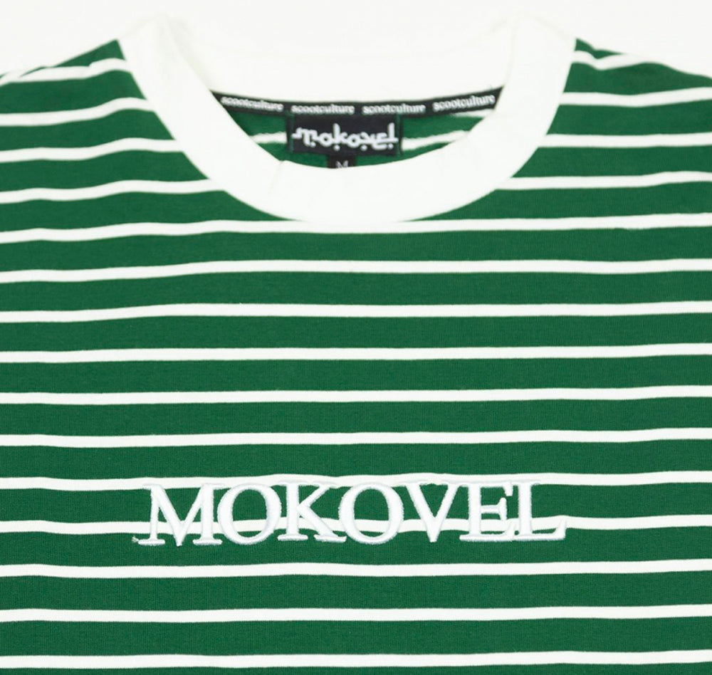 
                  
                    Load image into Gallery viewer, Mokovel Stripe Green T Shirt
                  
                