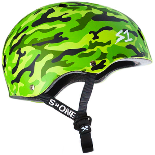 
                  
                    Load image into Gallery viewer, S1 Lifer Helmet Green Camo Matte
                  
                