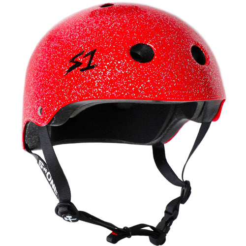 S1 Lifer Helmet Red Gloss Glitter