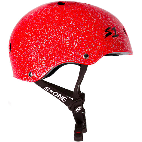 
                  
                    Load image into Gallery viewer, S1 Lifer Helmet Red Gloss Glitter
                  
                