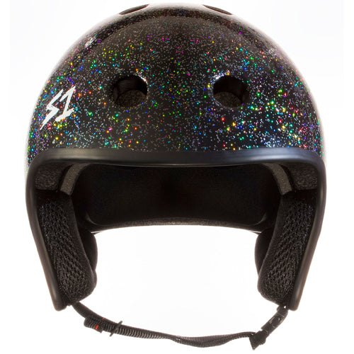 
                  
                    Load image into Gallery viewer, S1 Retro Helmet Black Gloss Glitter
                  
                